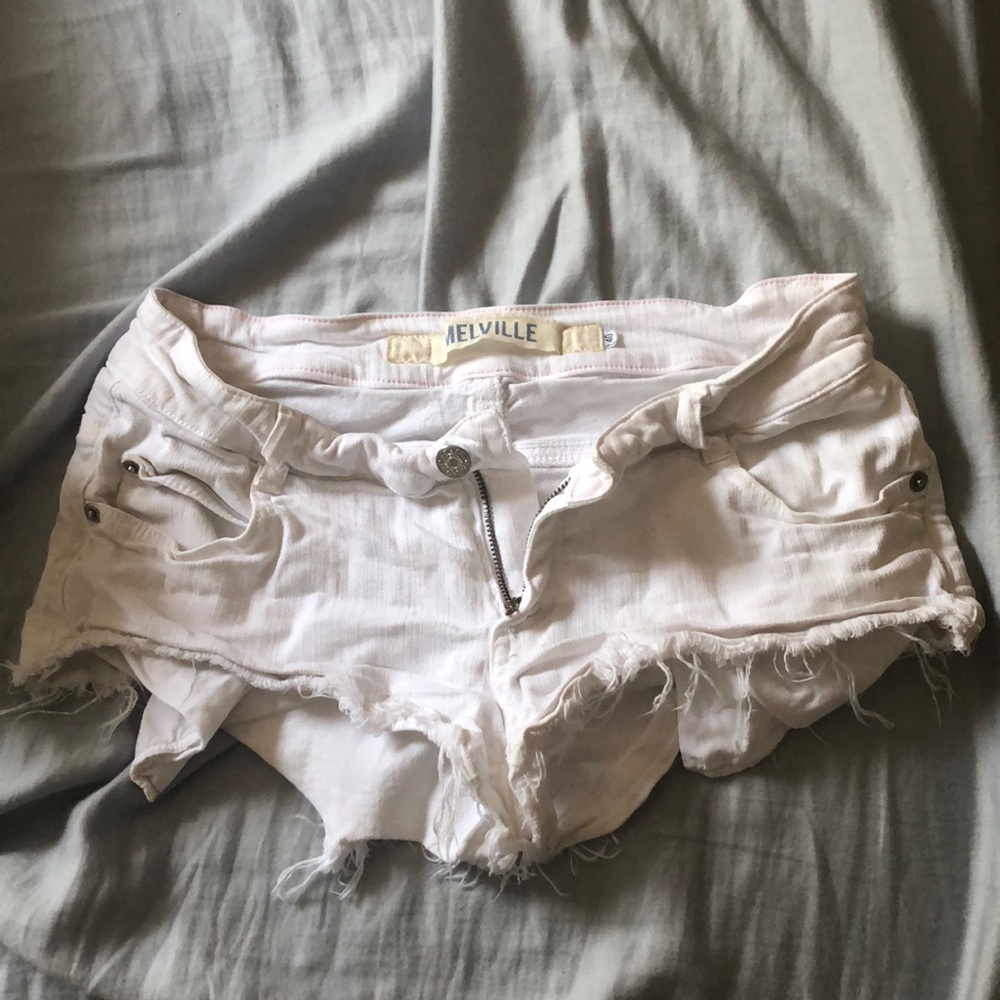 White Brandy Melville shorts